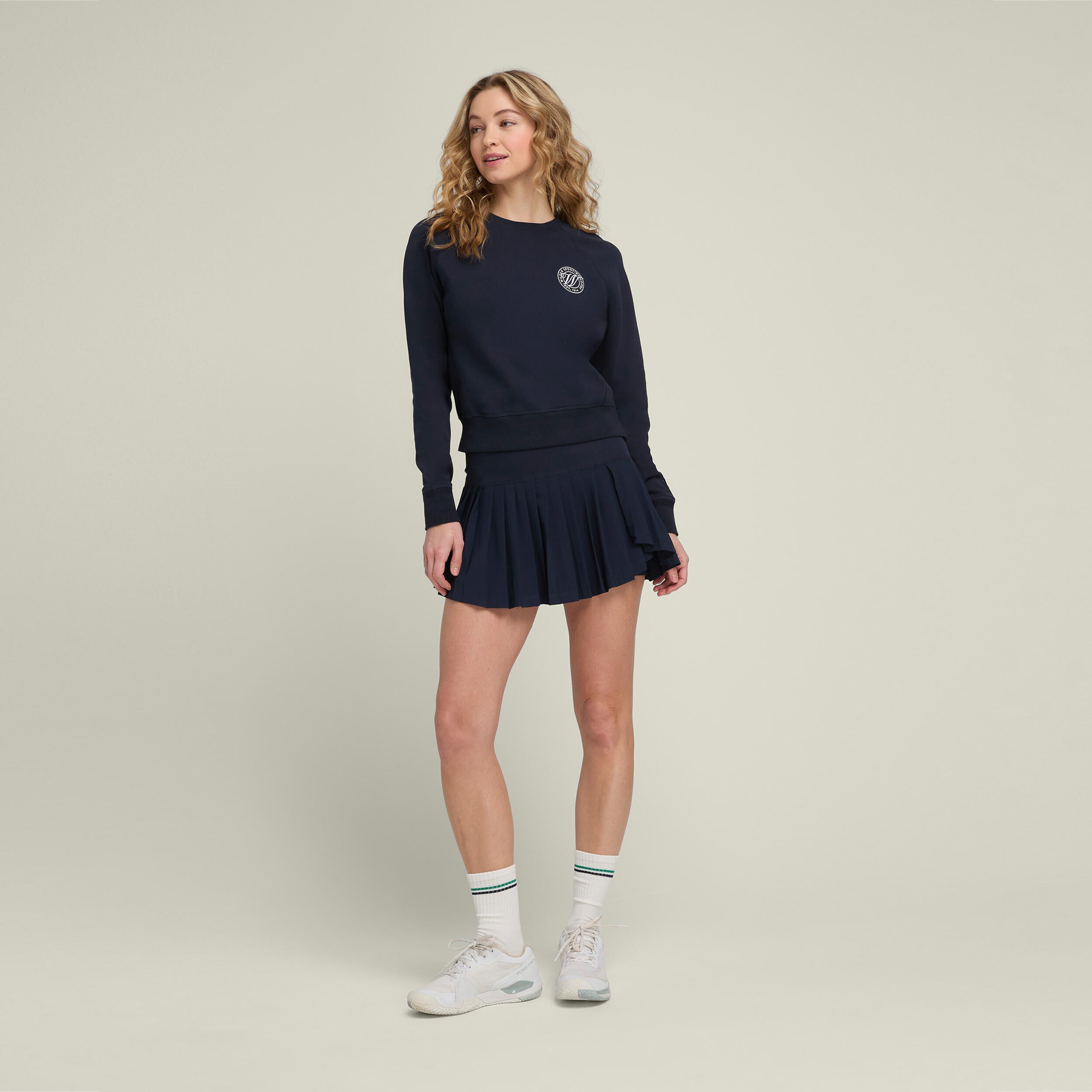 Sideline Crew Sweatshirt Damen - Dunkelblau