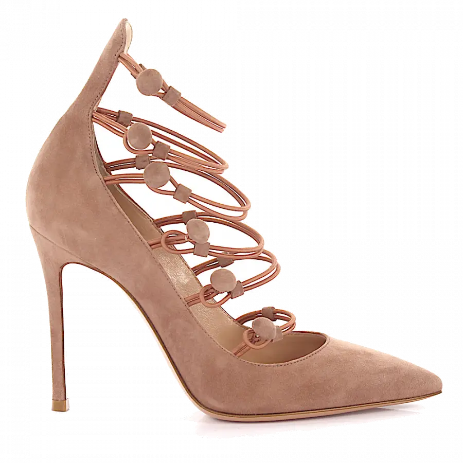 Gianvito Rossi - Pumps Marquis Veloursleder - beige