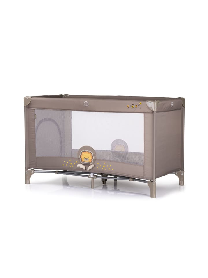Chipolino Reisebett Capri Tragetasche in braun günstig kaufen 60x120 cm