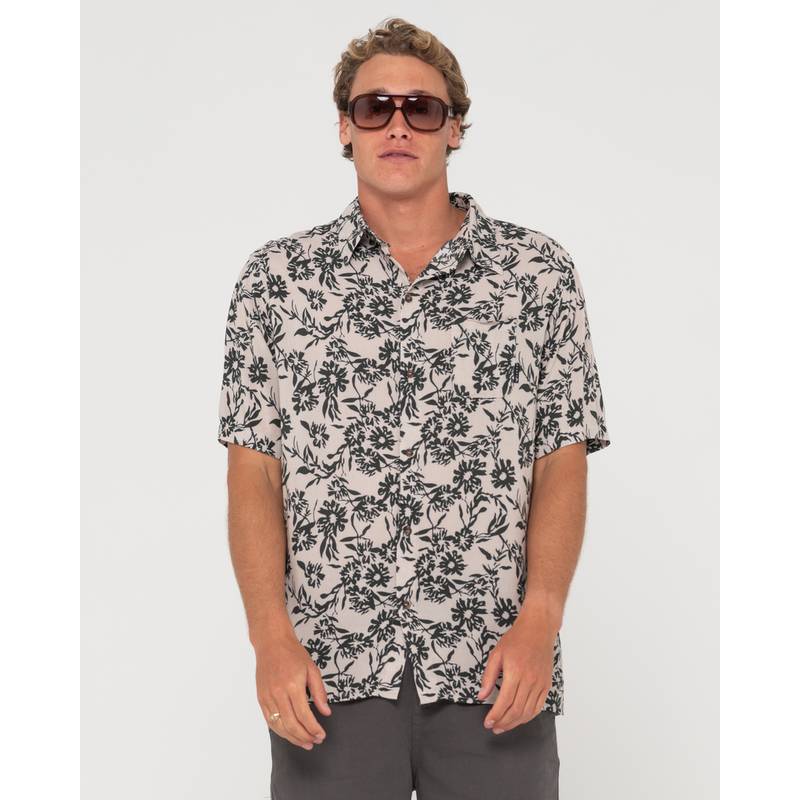 RUSTY PYROTECHNICS SHORT SLEEVE SHIRT Kurzarmhemd Herren