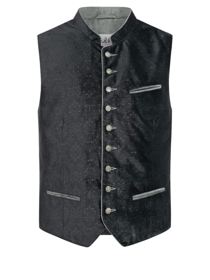 Nübler Trachtengilet Kilian in Schwarz günstig kaufen