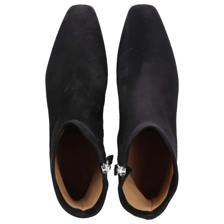 Pomme D`OR - Klassische Stiefeletten 6983 Veloursleder - schwarz
