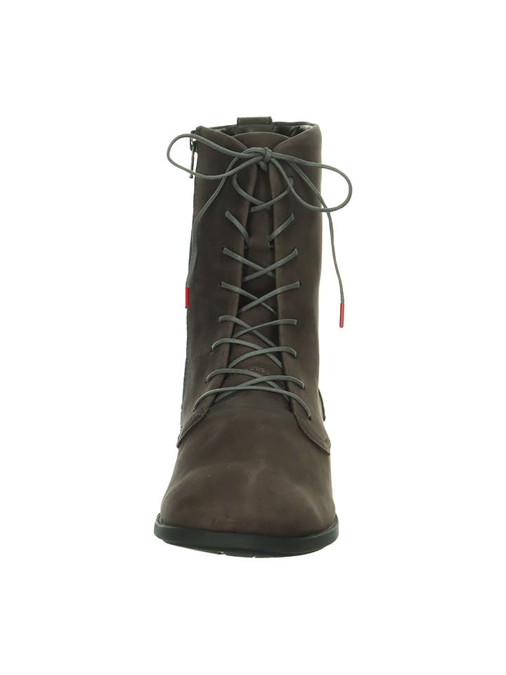 Think! Leder-Boots in Anthrazit günstig kaufen
