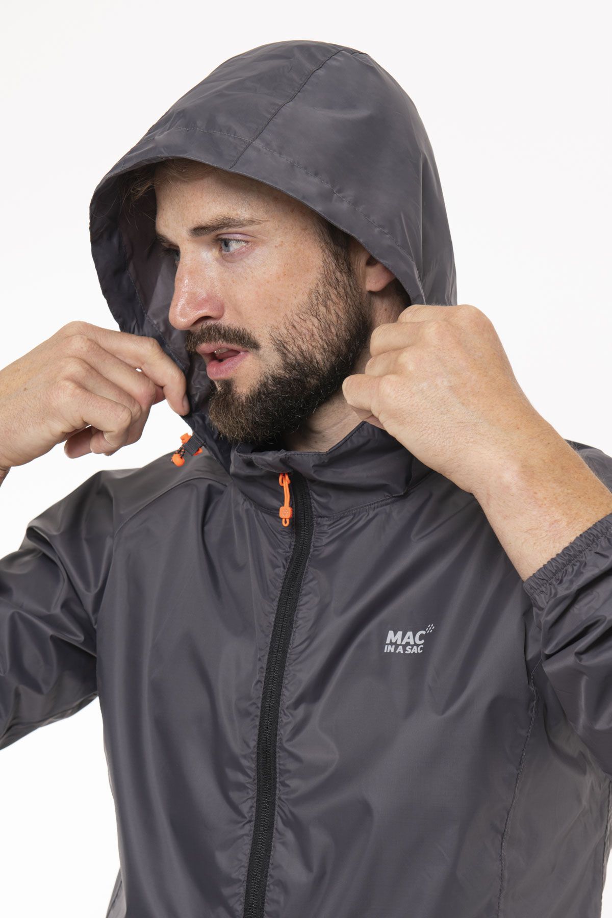 Mac in a Sac Charcoal Regenjacke