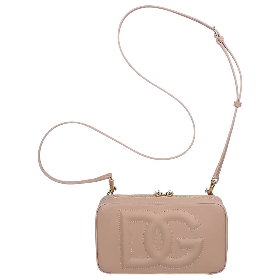 Dolce & Gabbana - Schultertasche BAG CAMERA Kalbsleder - beige