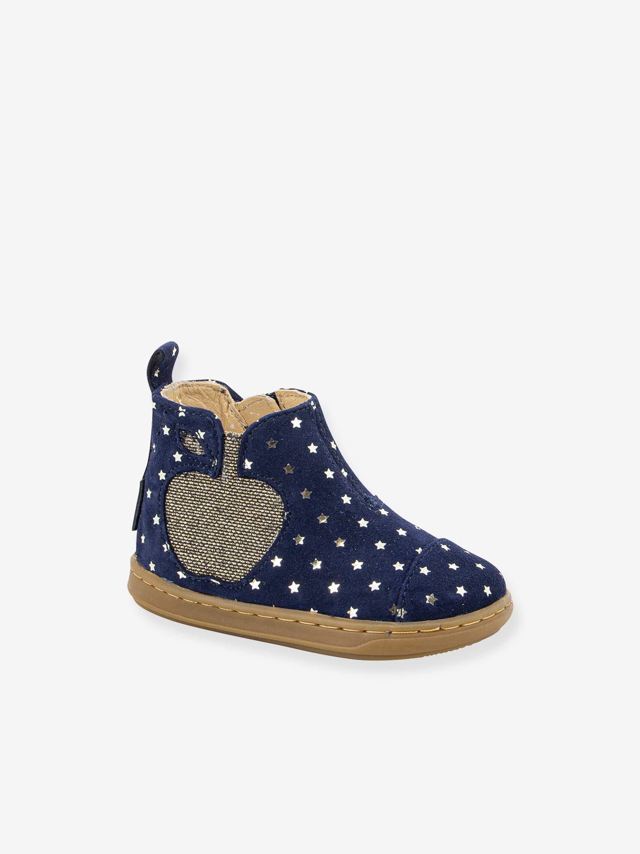 Shoo-Pom Baby Boots Bouba Apple Stars SHOO POM - marine