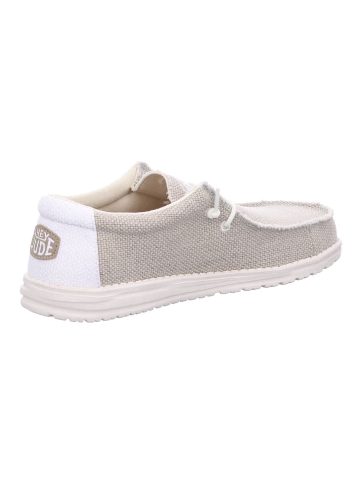 Hey Dude Herren Halbschuhe WALLY BRAIDED in Weiß günstig kaufen