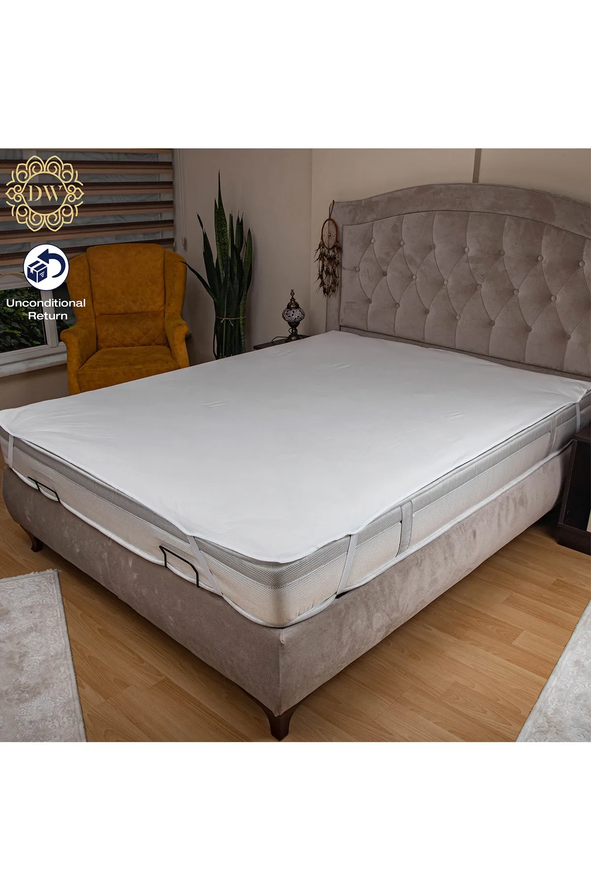 Çeyiz Diyarı  Micro Liquid Proof Pad Doppelmatratzen 160x200 cm