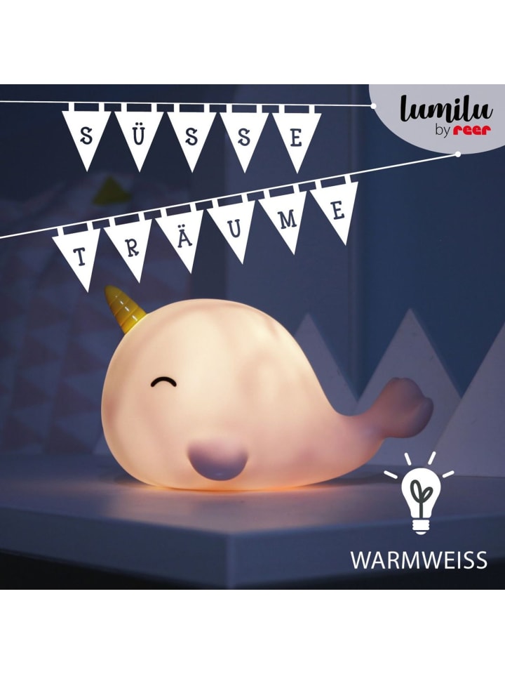 Reer lumilu Sea Life narwhal in Rosa ab 0 Monate günstig kaufen onesize