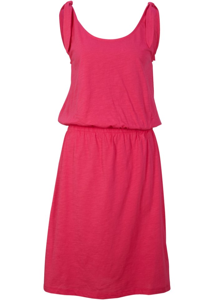 Jersey-Kleid mit Knotendetails