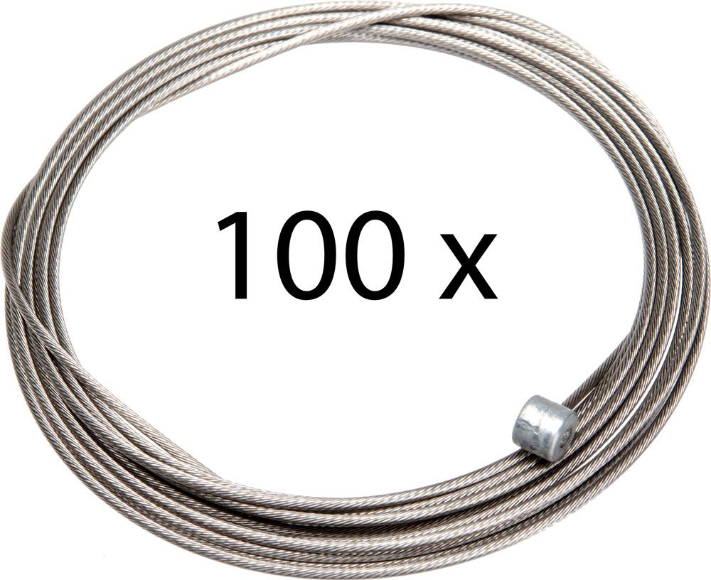 Shimano MTB Edelstahl Bremszug 1,6mm x 2050mm (100er Box) kaufen | Bike-Discount