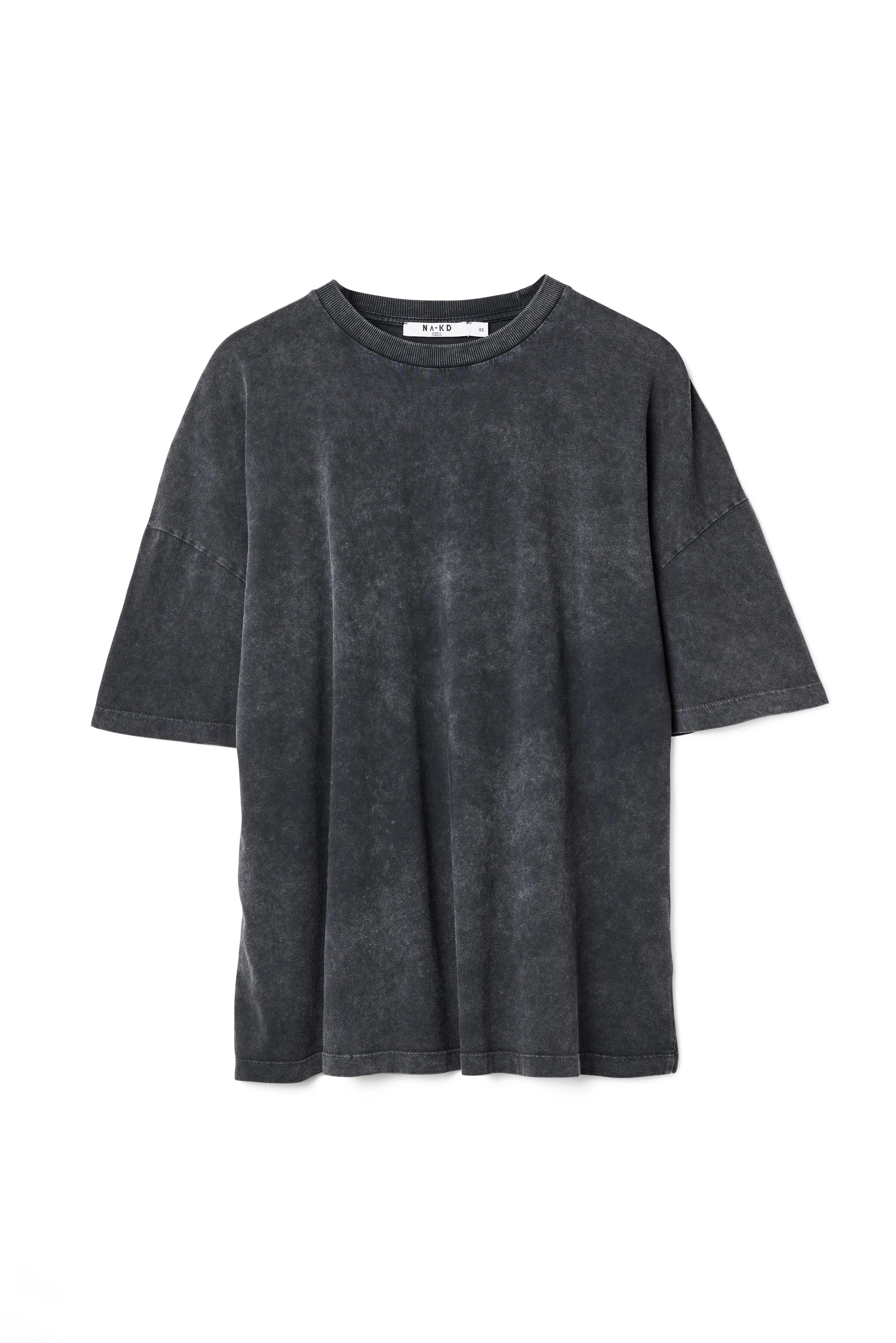 Oversize-T-Shirt in Acid-Wash-Optik
