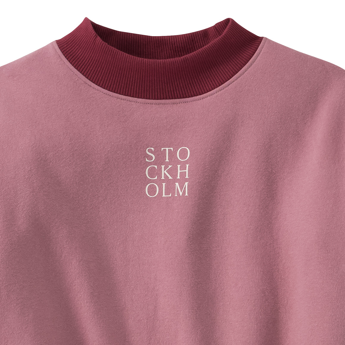 Mädchen Sweatshirt mit Farbteilern