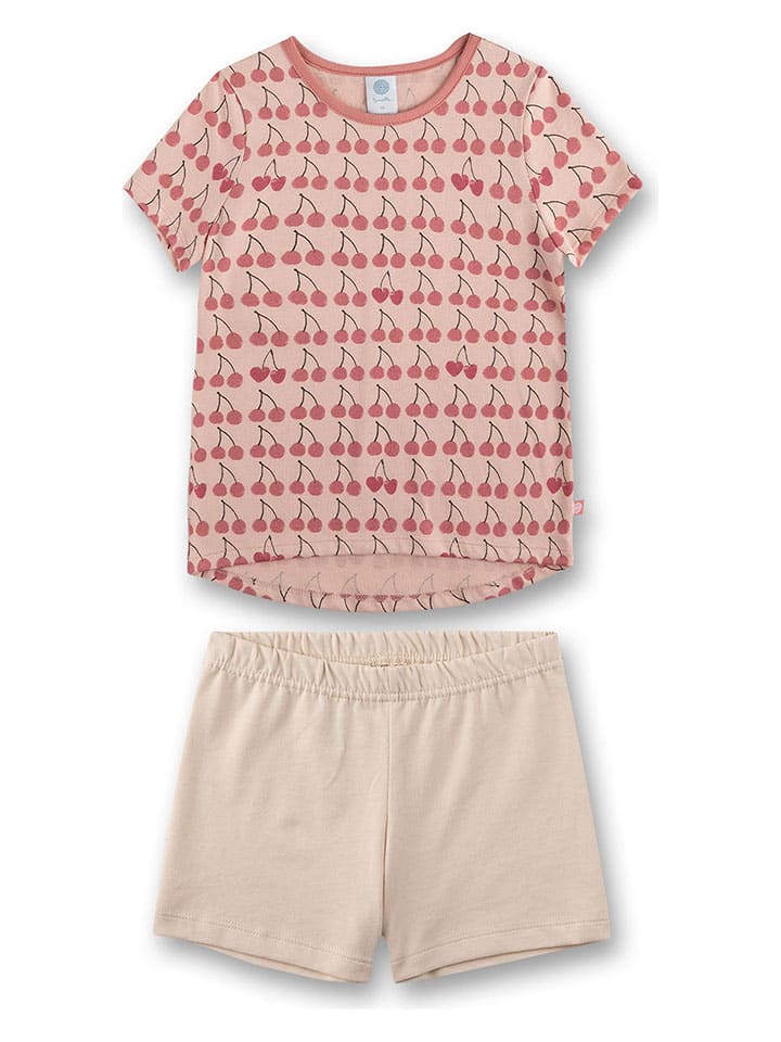 Sanetta Pyjama in Beige/ Apricot günstig kaufen