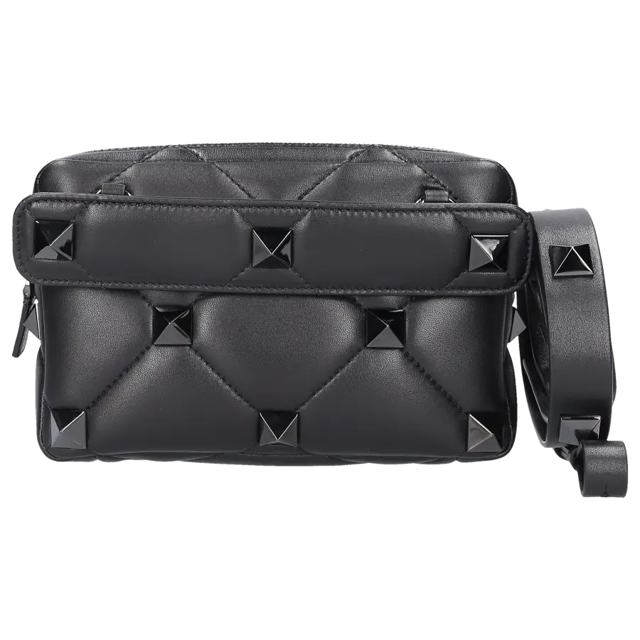 Valentino Garavani - Crossbody ROMAN STUD Nappaleder - schwarz