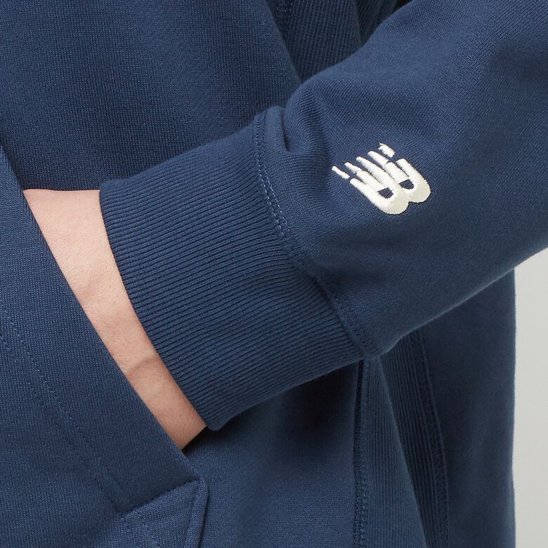 New Balance Athletics Embroidered Relaxed Hoodie nb navy