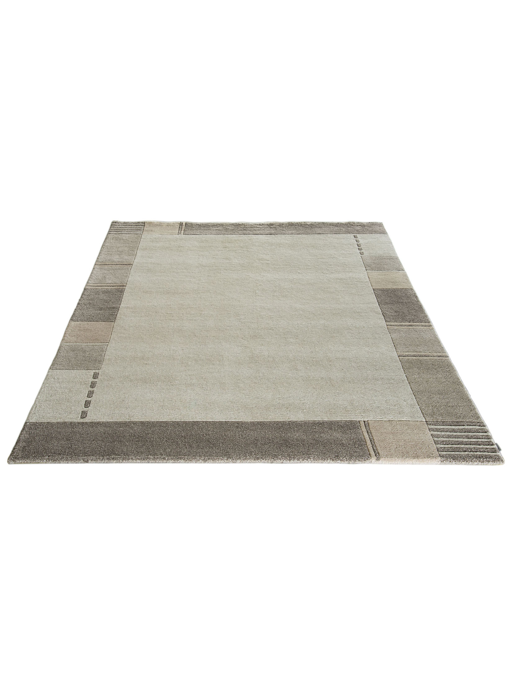 Parwa Nepal-Teppich, Grey Natural