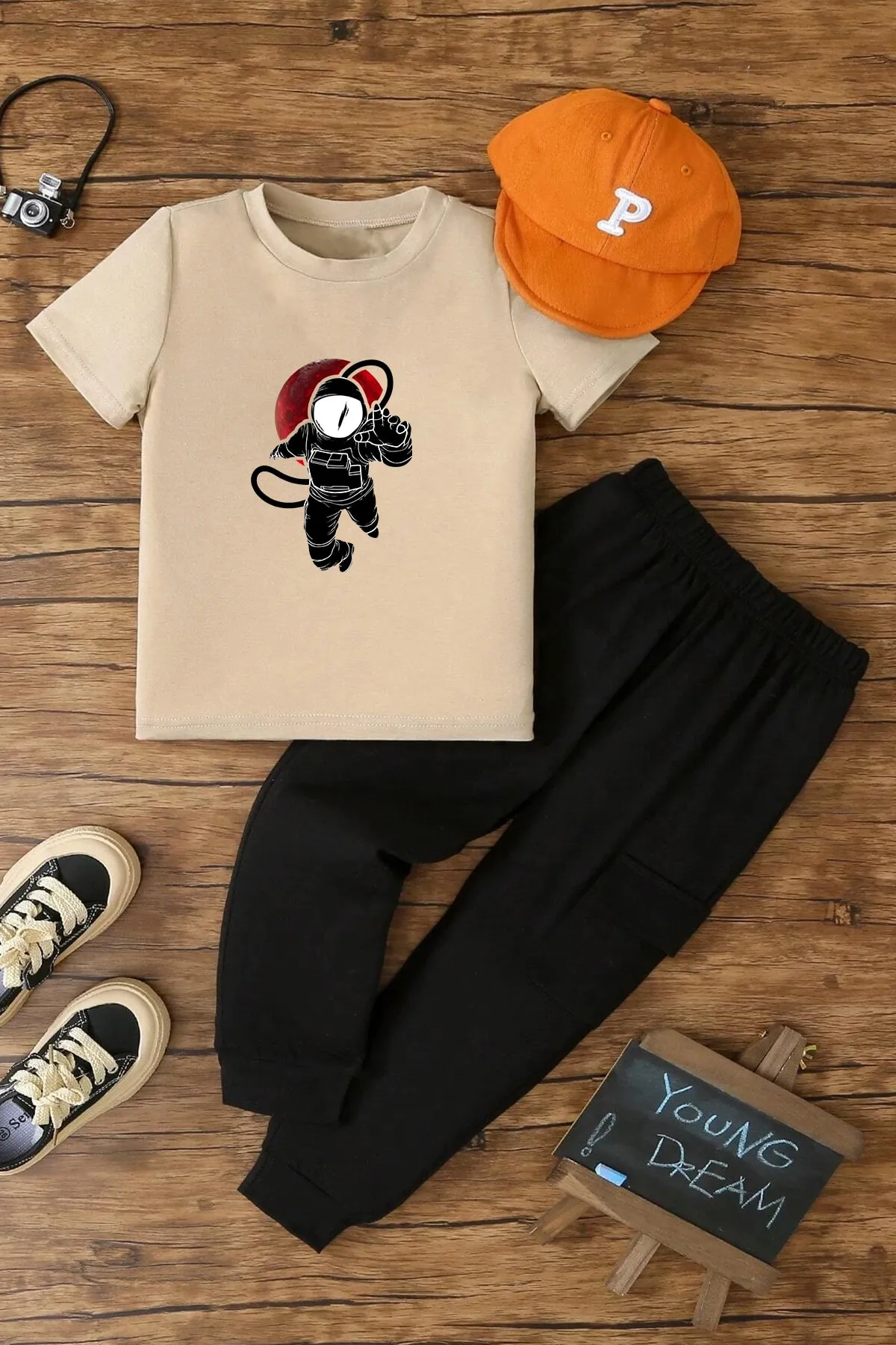 uyguntarz  Kids Nasa Bottom – Top-Trainingsanzug-Set