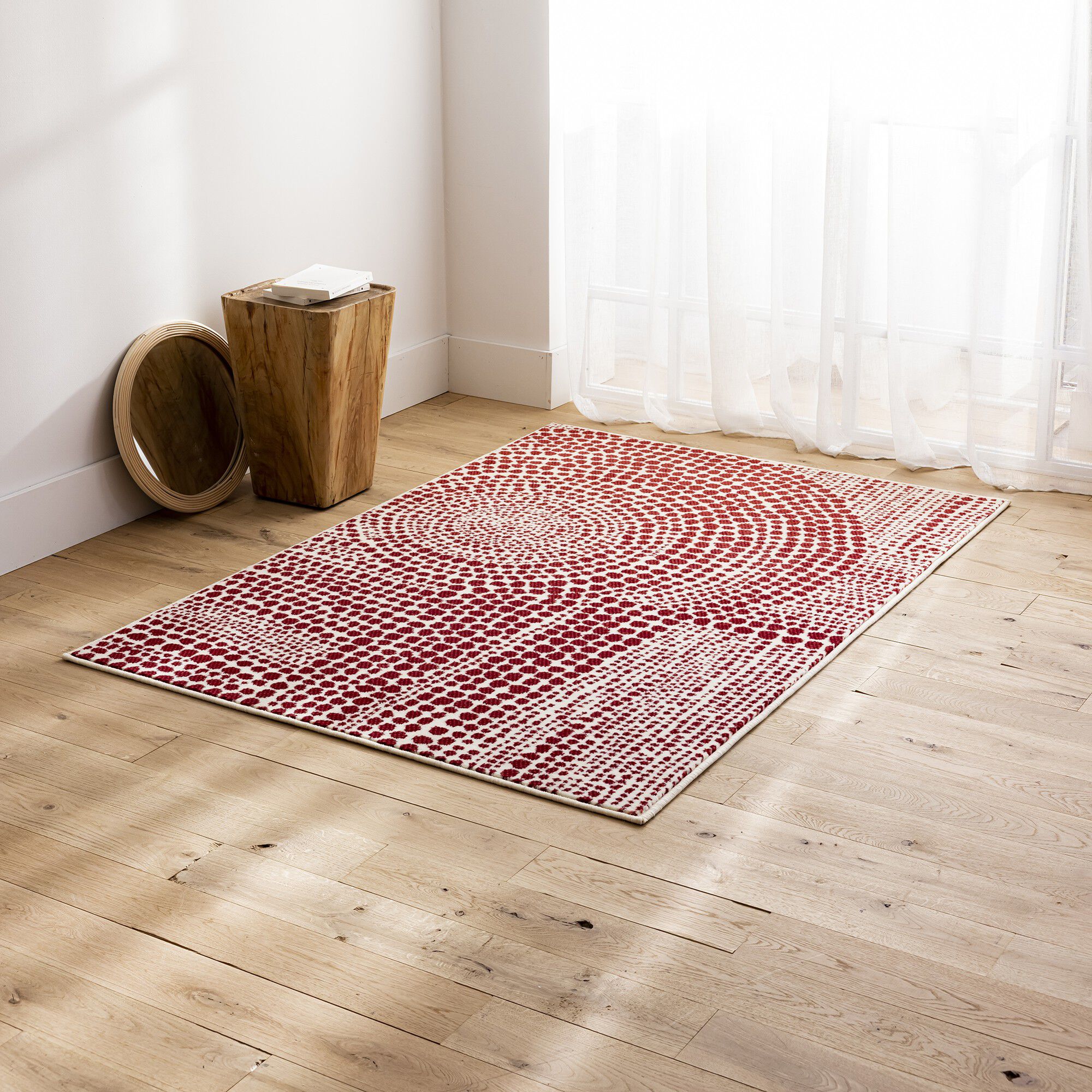 Tapis motifs pointillés