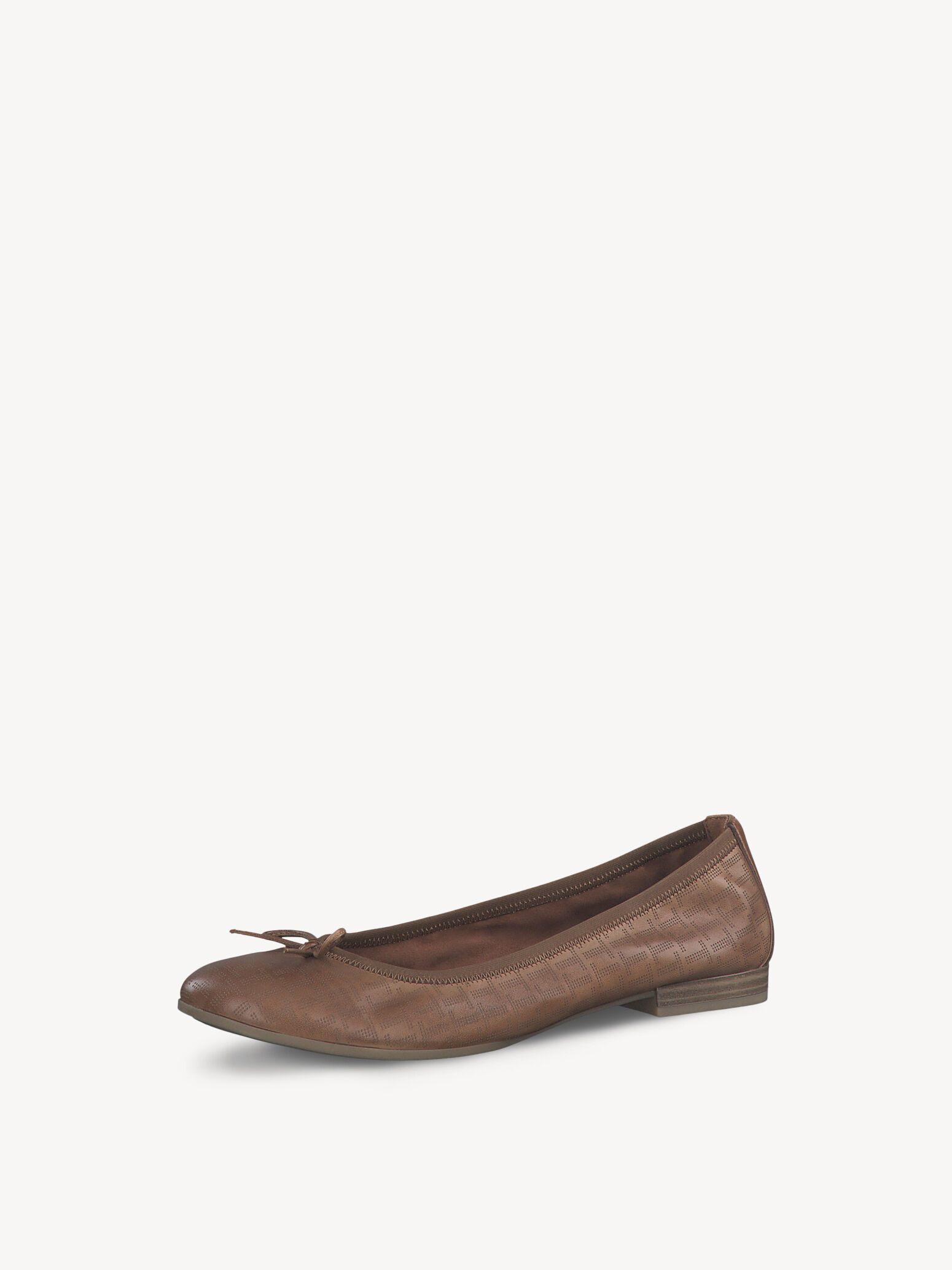 Ballerine en cuir - marron