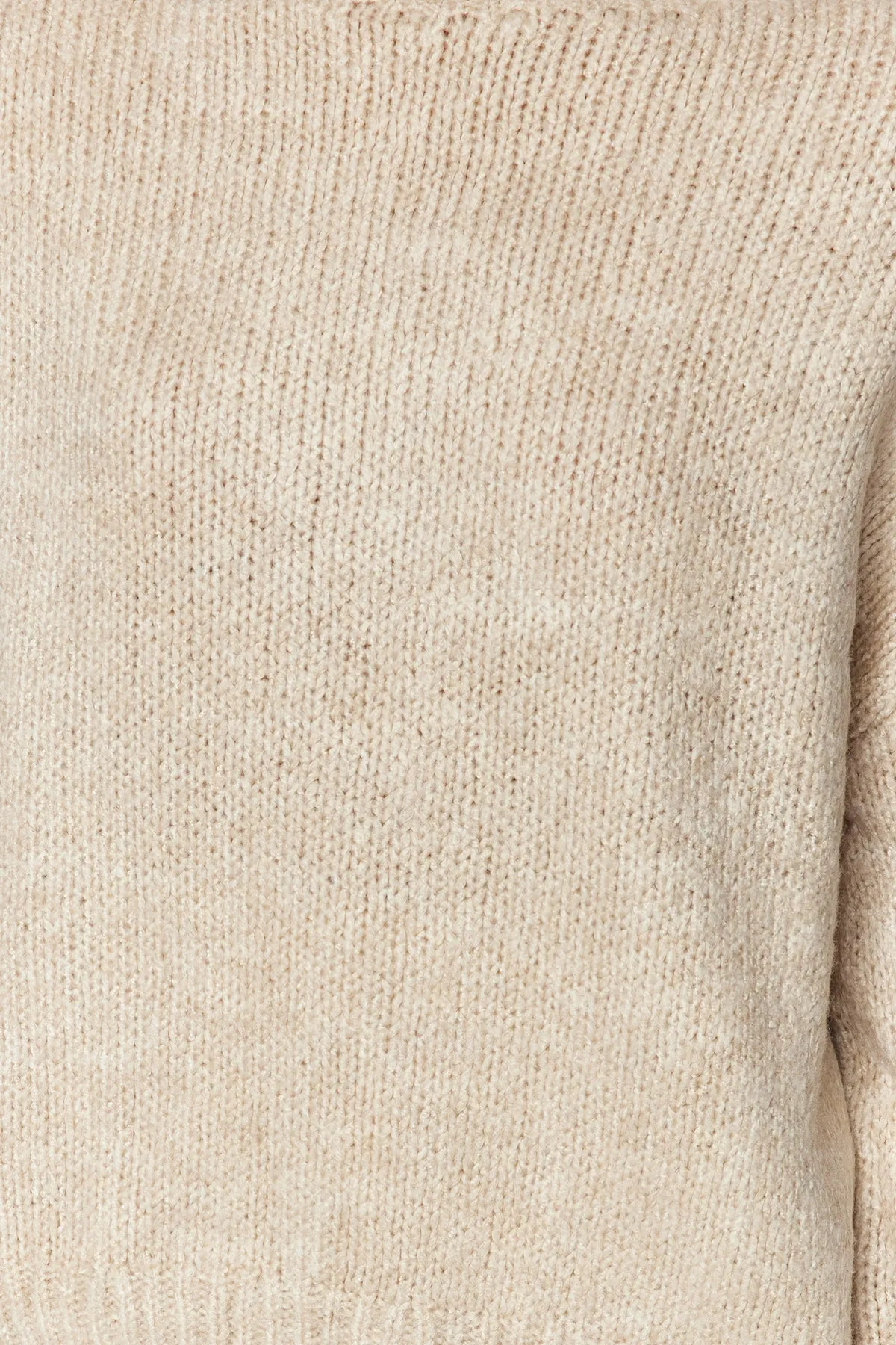 Trendyol Collection  Steinweicher, strukturierter, dicker Strickpullover mit Rundhalsausschnitt TWOAW24KZ00290