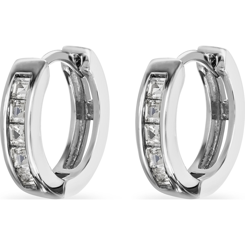 FAVS Créoles 925 Argent Boucles d'oreilles