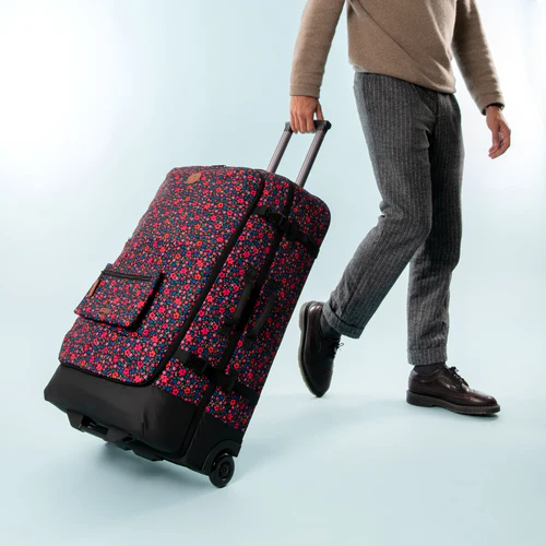 Maupiti red 2-wheel soft suitcase