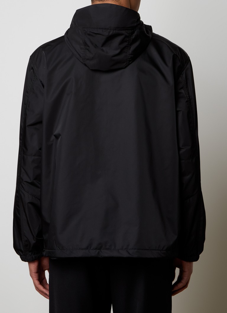 Givenchy Windbreaker with logo print and side pockets