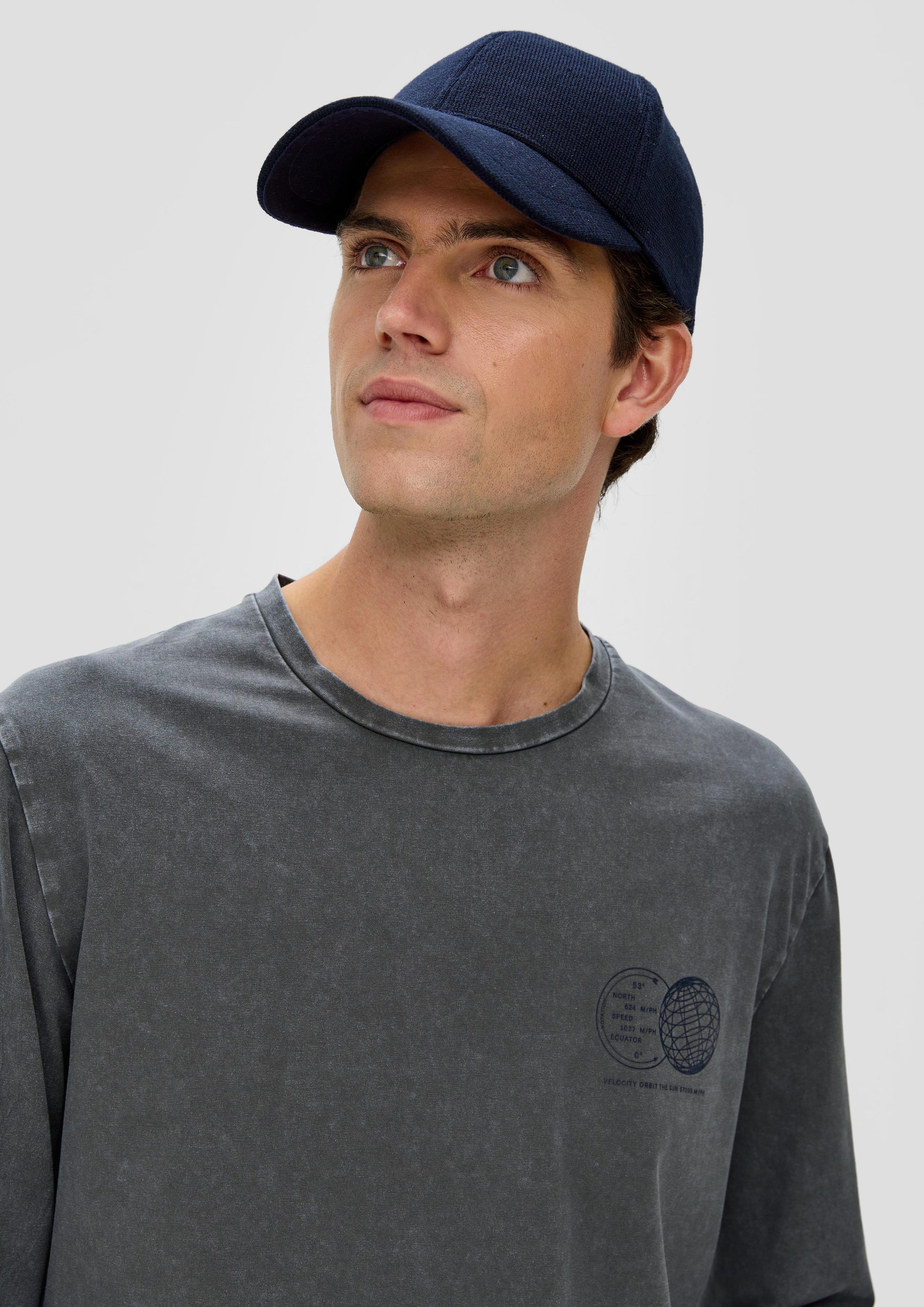 Gewaschenes Longsleeve mit Print-Detail  2135748-96D1