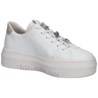 Rieker Plateau Sneaker in weiß
