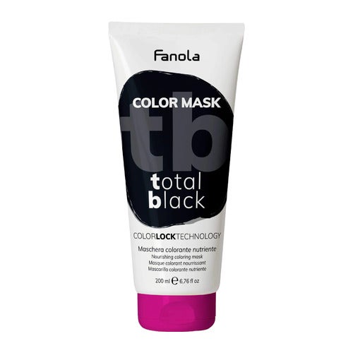 Fanola Color Mask Mască de culoare 200 ml Total Black