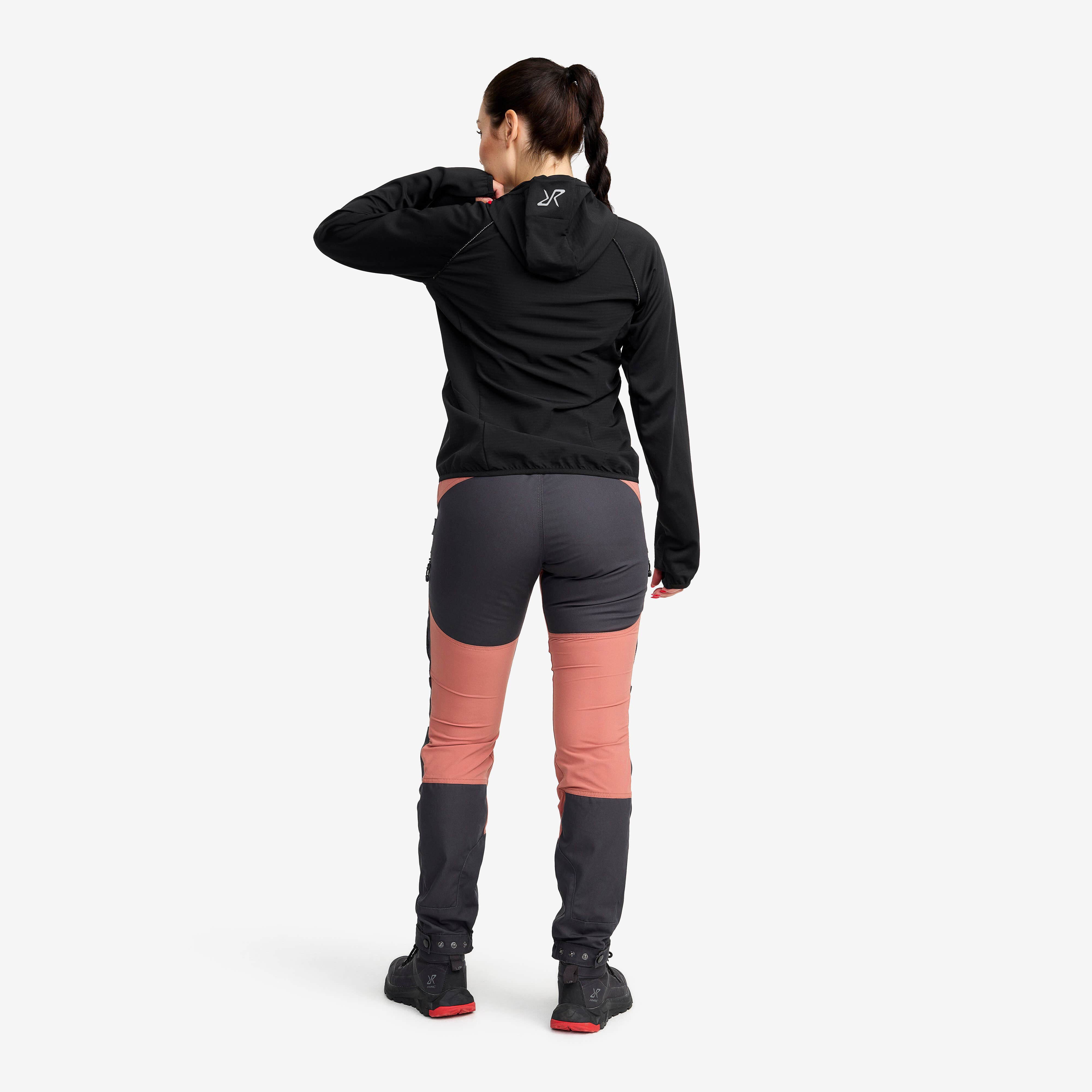 Pace Hooded Wind Jacket Femme Black
