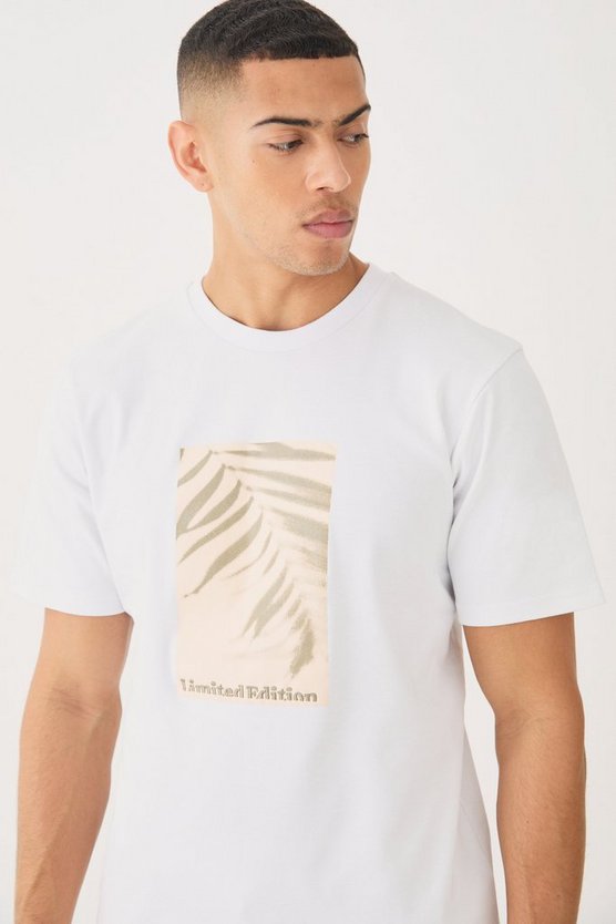 T-Shirt mit Palmen-Print