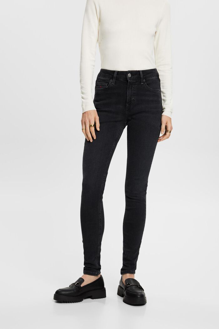 Skinny Jeans mit hohem Bund