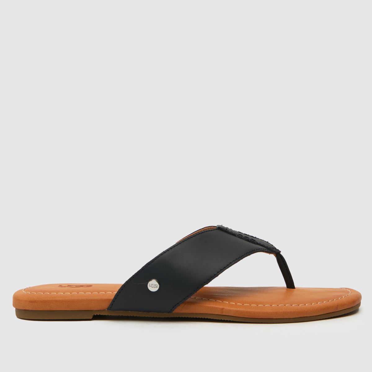 UGG – Carey – Svarta flip-flop-sandaler