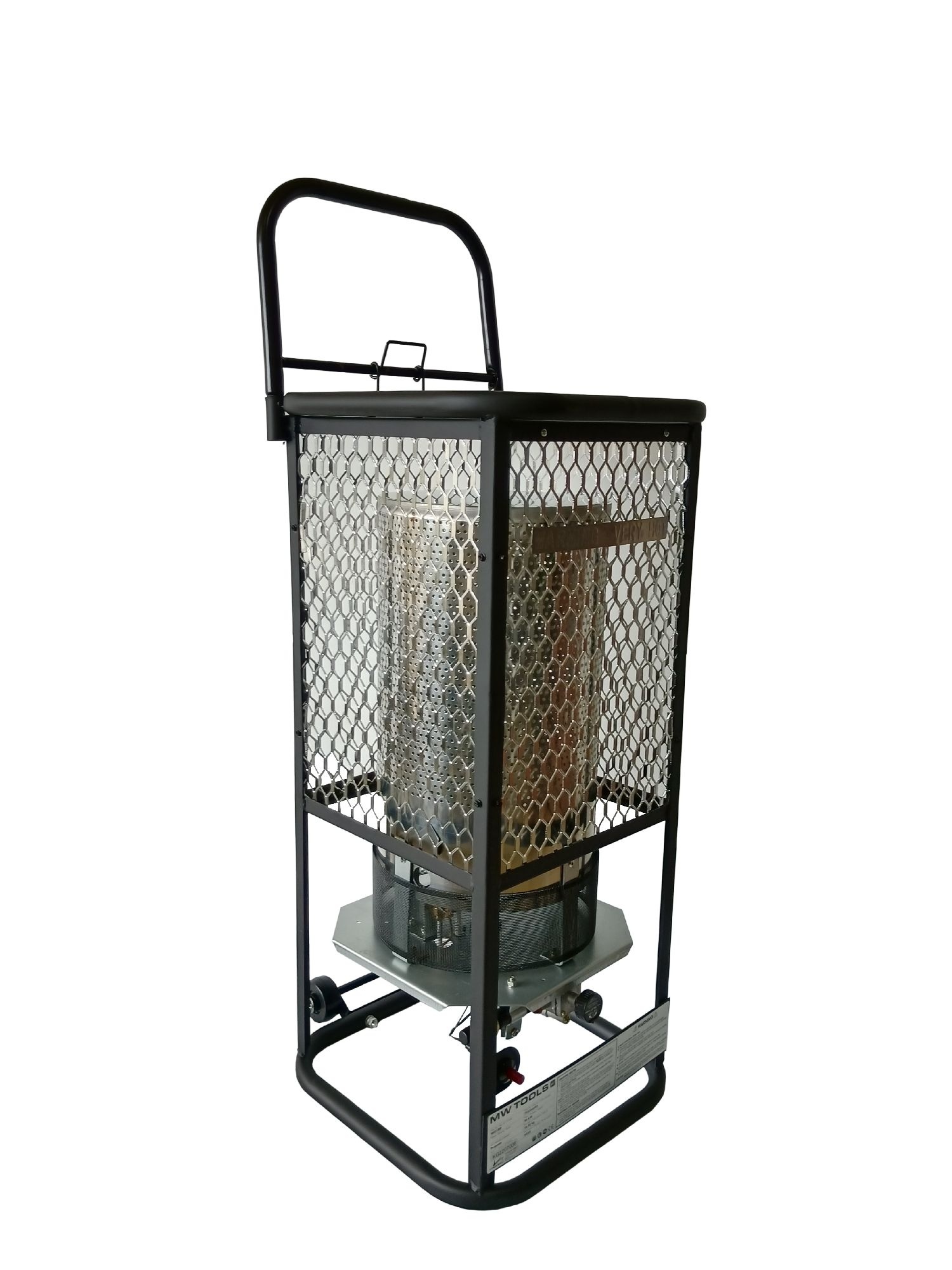 Calefactor de gas infrarrojo Metal Works 722316593 WG120I de 36 kW con calor radiante de 360°.