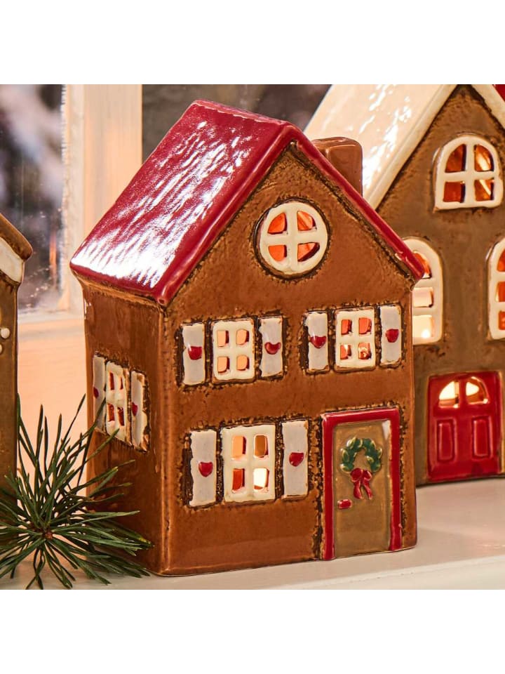 IB Laursen Lichthaus STILLENAT Rotes Dach Weiße Fensterläden 15 cm günstig kaufen onesize