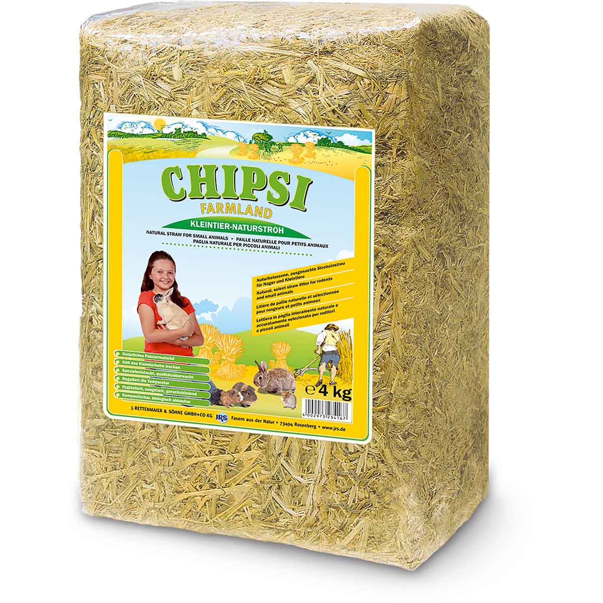 Chipsi Kleintiereinstreu Farmland Naturstroh kaufen