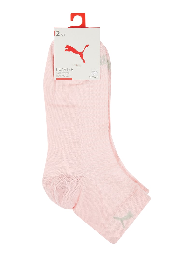 Socken mit Stretch-Anteil im 2er-Pack in rosa