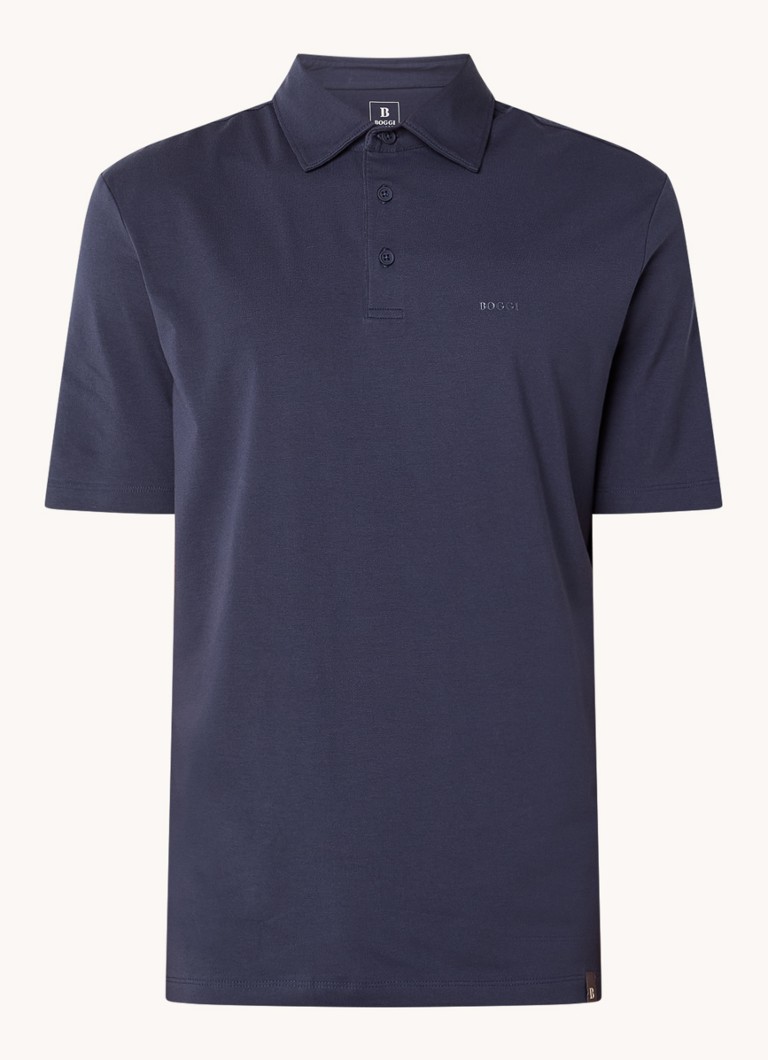 Boggi Milano Regular fit polo with logo