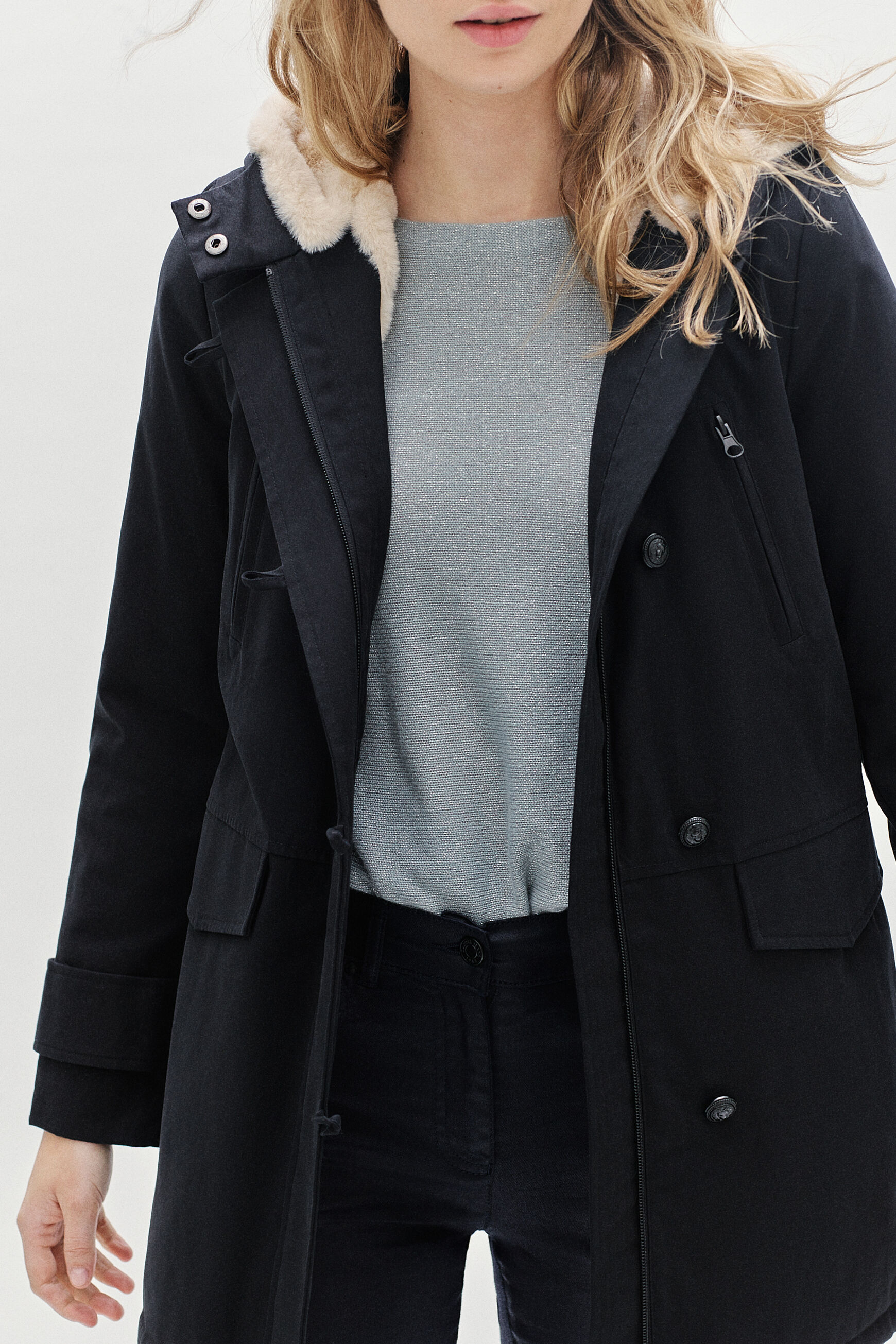 parka electra noir femme