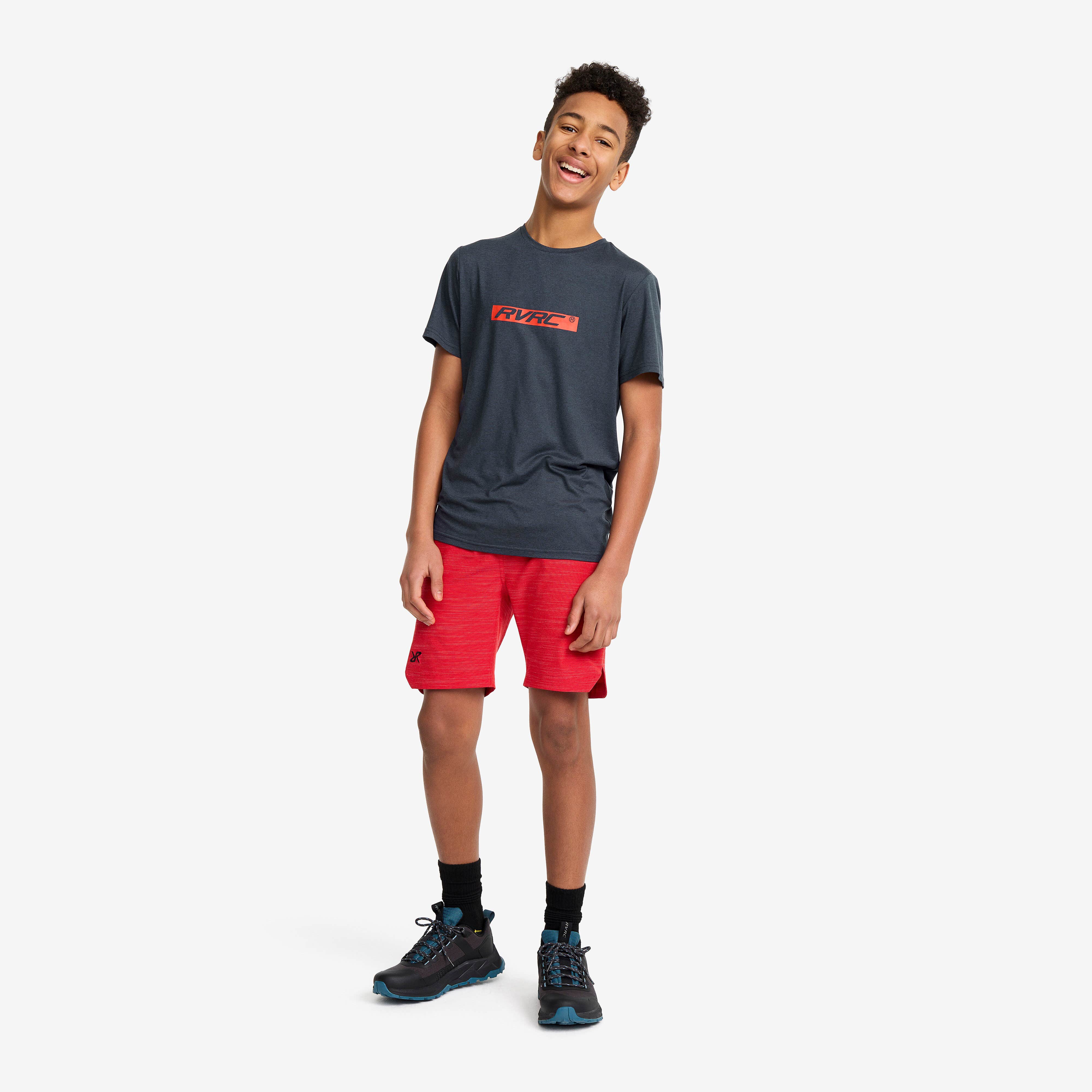 Backpacker Tee Teens Navy