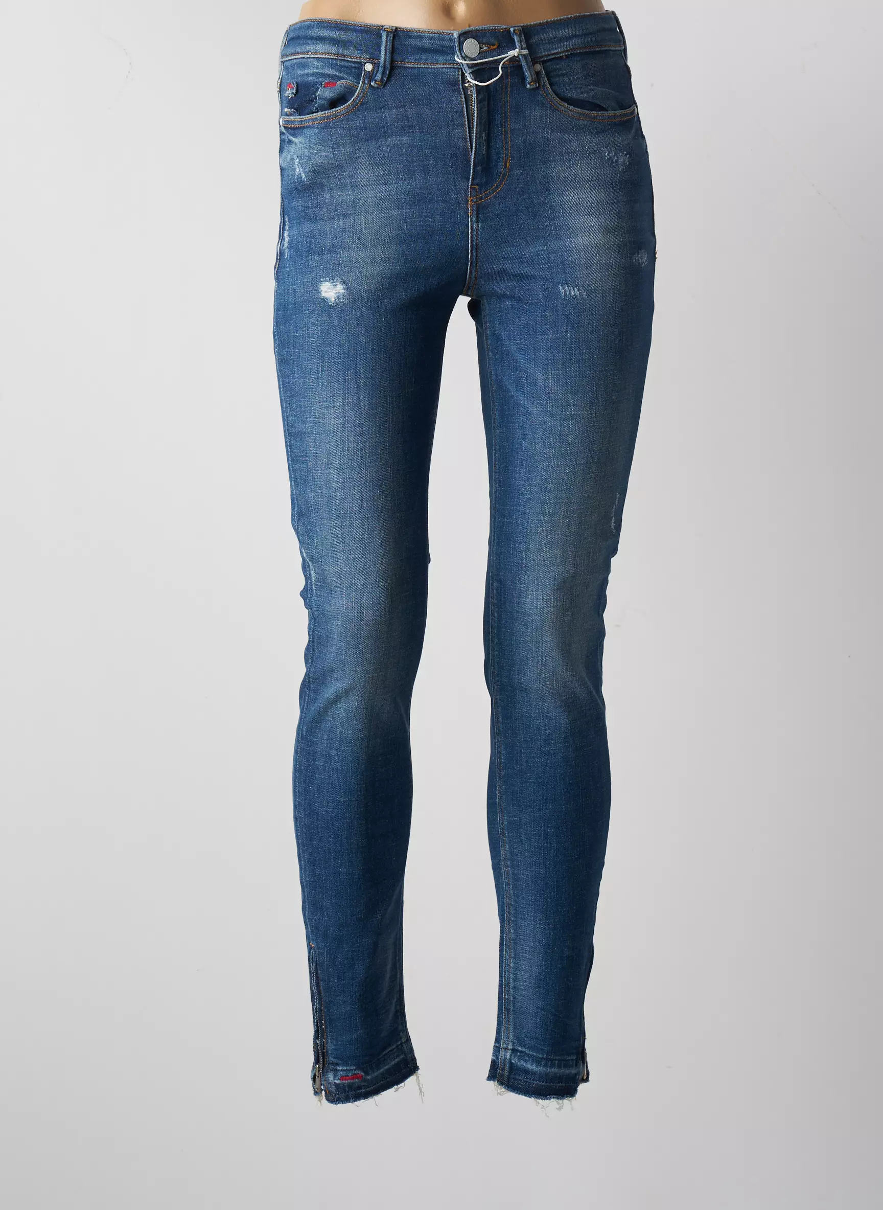 Guess Jeans Skinny Femme couleur bleu