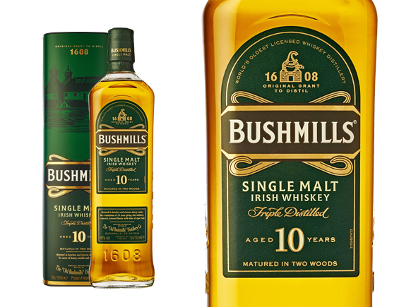Whisky Bushmills 10 Ans Sous étui