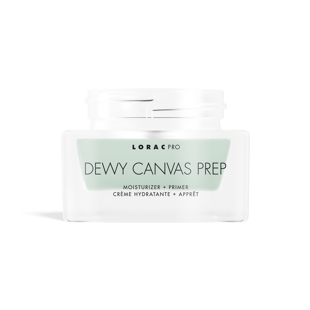 lorac Dewy Canvas Prep Moisturizer + Primer -Iced Pistachio Crème Hydratante et base pour le visage