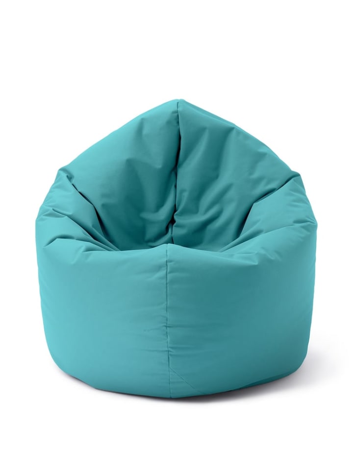 Lumaland Sitzsack 2-in-1-Sitzsack - 300l Füllung - 120 x 80 x 75 cm - Aquamarin günstig kaufen onesize