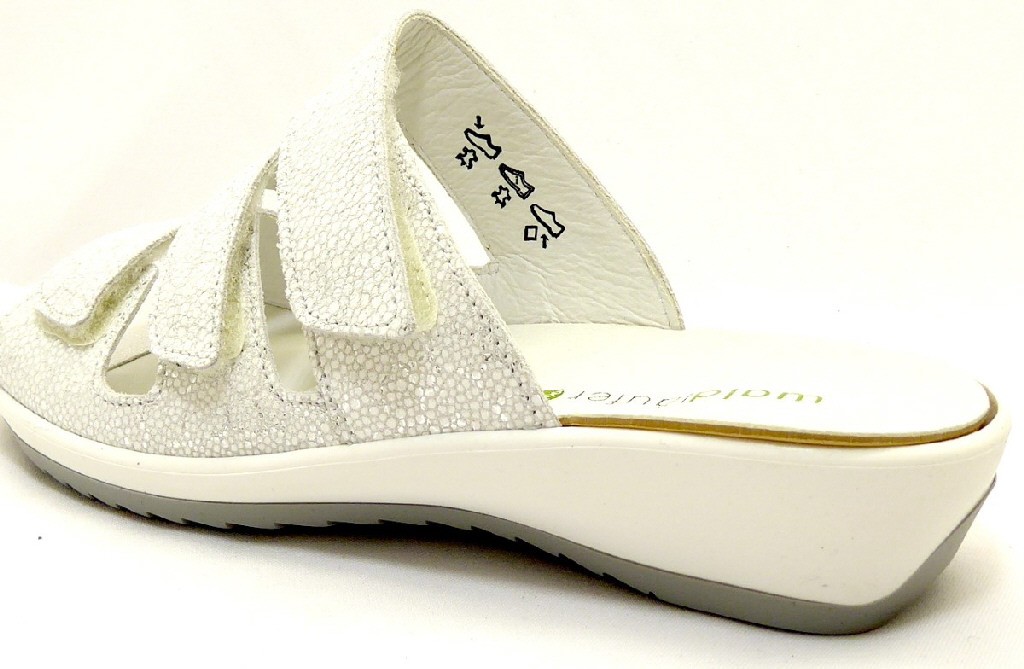 WALDLÄUFER Komfort Sandalen weiss