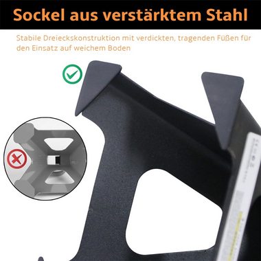 Melko Wagenheber Wagenheber 2er Set Unterstellbock 3000KG höhenverstellbar Stützböcke, max. Hubhöhe: 41,50 cm, Set, 2-tlg., 9 stufige Höhenverstellung dank Zahnstange