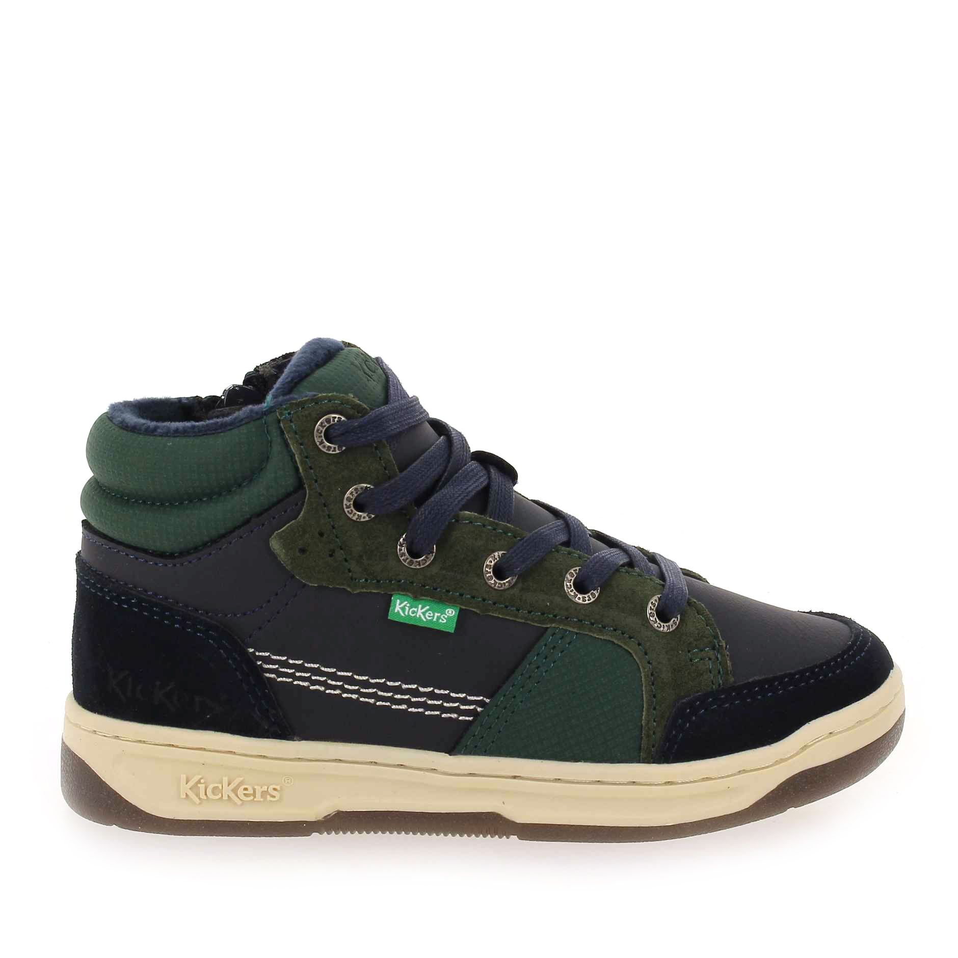 Kickers  KICKOSTA SUEDE - Marine Vert