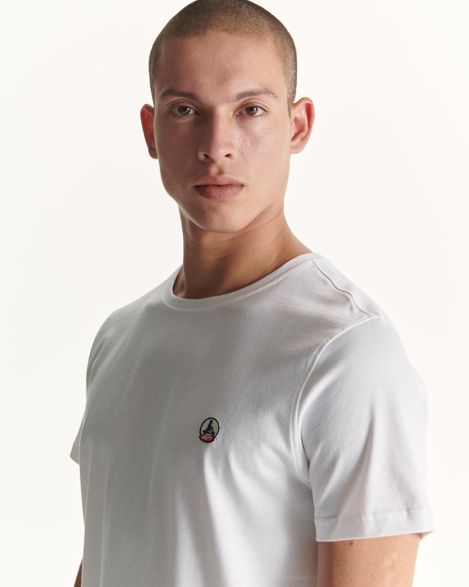 T-shirt homme en coton biologique Blanc Pietro